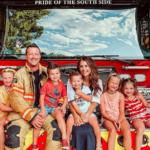 The Massey Family on the Fire Truck