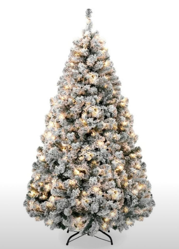 Walmart Flocked Christmas Tree